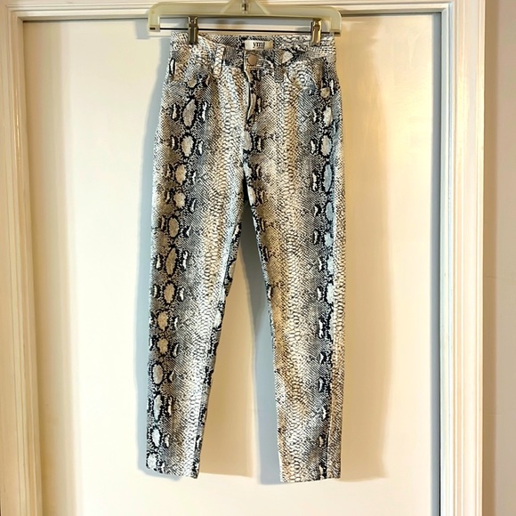 Black/White print jeans - Picture 1 of 4